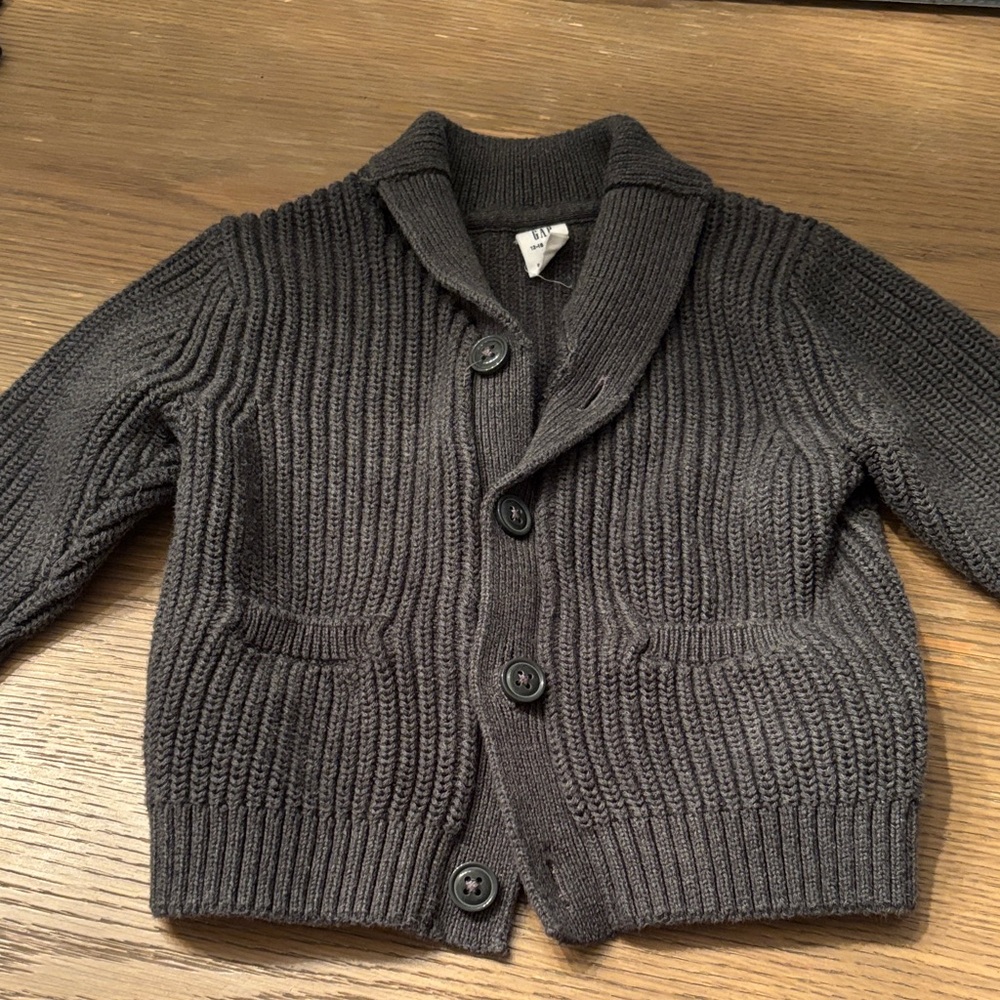 GAP Charcoal Knit Sweater